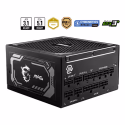MSI MAG A1000GL PCIE5 alimentatore per computer 1000 W 24-pin ATX ATX Nero - Vista aggiuntiva 4