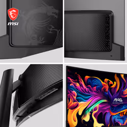 MSI MAG 341CQPDE QD-OLED 34" UltraWide Quad HD Nero - Vista aggiuntiva 4