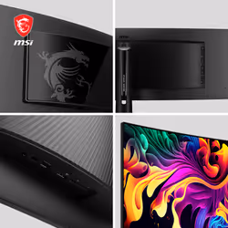 MSI MPG 491CQPDE QD-OLED 49" DQHD Nero - Vista aggiuntiva 4