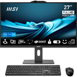 MSI Pro AP272P 14M-484ES All-in-One PC Intel® Core™ i5 i5-14400 68,6 cm (27") 1920 x 1080 Pixel PC All-in-one 16 GB DDR5-SDRAM 512 GB SSD Windows 11 Pro Wi-Fi 6E (802.11ax) Nero