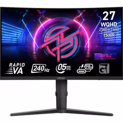 MSI MPG 275CQRXF Monitor PC 68,6 cm (27") 2560 x 1440 Pixel Wide Quad HD Nero - Vista aggiuntiva 2