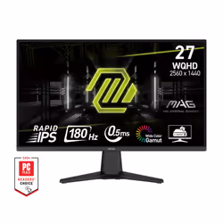 MSI MAG 275QF, 68,6 cm (27"), 2560 x 1440 Pixel, Wide Quad HD, LCD, 0,5 ms, Nero