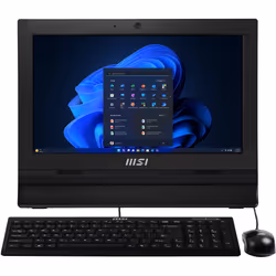 MSI Pro AP162T ADL-025XFR Intel® N N100 39,6 cm (15.6") 1920 x 1080 Pixel Touch screen PC All-in-one 4 GB DDR4-SDRAM 256 GB SSD Wi-Fi 6 (802.11ax) Nero - Vista aggiuntiva 4