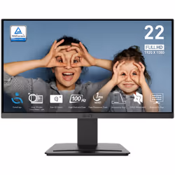 MSI PRO MP223 E2 Monitor PC 54,5 cm (21.4") 1920 x 1080 Pixel Full HD LED Nero - Vista aggiuntiva 4