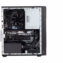 MSI Pro DP180 14NUC-424IT Intel® Core™ i7 i7-14700F 16 GB DDR4-SDRAM 1 TB SSD NVIDIA GeForce RTX 4060 Windows 11 Pro Desktop PC Nero - Vista aggiuntiva 4