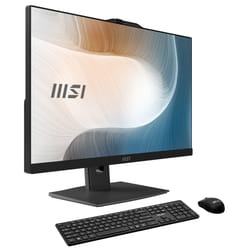 MSI Modern AM242P 12M-1241ES Intel® Core™ i7 i7-1255U 60,5 cm (23.8") 1920 x 1080 Pixel PC All-in-one 16 GB DDR4-SDRAM 512 GB SSD FreeDOS Wi-Fi 6E (802.11ax) Nero