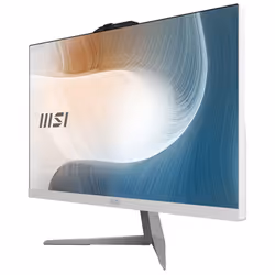 MSI Modern AM242 1M-1243IT Intel Core 3 100U 60,5 cm (23.8") 1920 x 1080 Pixel PC All-in-one 8 GB DDR5-SDRAM 256 GB SSD Windows 11 Pro Wi-Fi 6E (802.11ax) Bianco - Vista aggiuntiva 5