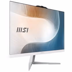 MSI Modern AM242 1M-1243IT Intel Core 3 100U 60,5 cm (23.8") 1920 x 1080 Pixel PC All-in-one 8 GB DDR5-SDRAM 256 GB SSD Windows 11 Pro Wi-Fi 6E (802.11ax) Bianco - Vista aggiuntiva 6