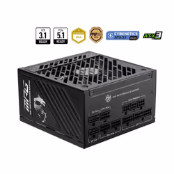 MSI MPG A1250GS PCIE5 alimentatore per computer 1250 W 20+4 pin ATX ATX Nero - Vista aggiuntiva 4