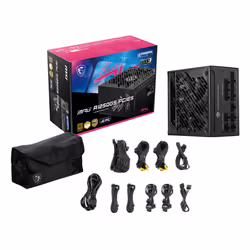 MSI MPG A1250GS PCIE5 alimentatore per computer 1250 W 20+4 pin ATX ATX Nero - Vista aggiuntiva 5