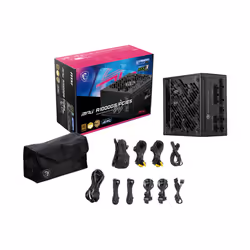 MSI MPG A1000GS PCIE5 alimentatore per computer 1000 W 24-pin ATX ATX Nero - Vista aggiuntiva 4