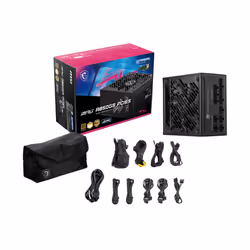 MSI MPG A850GS PCIE5 alimentatore per computer 850 W 24-pin ATX ATX Nero - Vista aggiuntiva 4