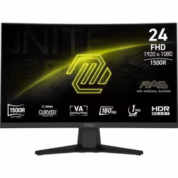 MSI MAG 244C Monitor PC 59,9 cm (23.6") 1920 x 1080 Pixel Full HD LCD Nero - Vista aggiuntiva 2