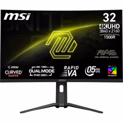 MSI MAG 321CUPDF, 80 cm (31.5"), 3840 x 2160 Pixel, 4K Ultra HD, LCD, 0,5 ms, Nero