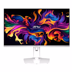 MSI MPG 321URXW QD-OLED 31.5" 4K Ultra HD Bianco - Vista aggiuntiva 4