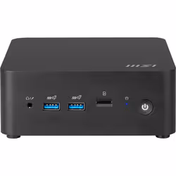 MSI Cubi NUC 13MQG-066BEU 0.84L sized PC Nero i5-1345U Intel SoC - Vista aggiuntiva 8