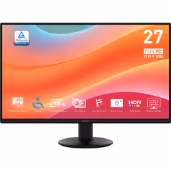 MSI Pro MP272L Monitor PC 68,6 cm (27") 1920 x 1080 Pixel Full HD LED Nero - Vista aggiuntiva 2