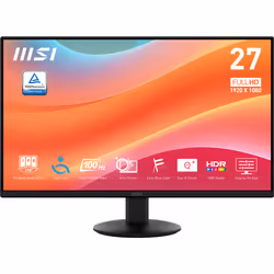 MSI Pro MP272L Monitor PC 68,6 cm (27") 1920 x 1080 Pixel Full HD LED Nero - Vista aggiuntiva 4