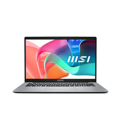 MSI Modern 14 F13MG-203XES Intel® Core™ i7 i7-1355U Computer portatile 35,6 cm (14") Full HD 16 GB DDR4-SDRAM 1 TB SSD Wi-Fi 6E (802.11ax) FreeDOS Argento