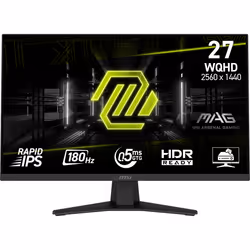 MSI MAG 274QF Monitor PC 68,6 cm (27") 2560 x 1440 Pixel Wide Quad HD LCD Nero - Vista aggiuntiva 2