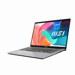 MSI Modern 15 F1MG-256XES Intel Core 5 120U Computer portatile 39,6 cm (15.6") Full HD 16 GB DDR4-SDRAM 512 GB SSD Wi-Fi 6E (802.11ax) FreeDOS Argento - Vista aggiuntiva 2