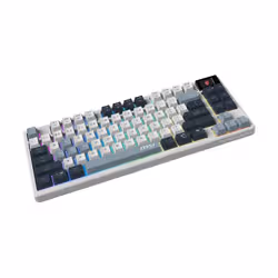 MSI FORGE GK600 TKL WIRELESS SKY IT tastiera Gaming USB + Bluetooth QWERTY Italiano Blu, Bianco - Vista aggiuntiva 2