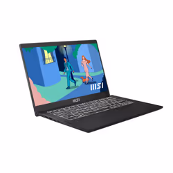MSI Modern 14 C7M-402XES Ryzen5 8GB 512GB 14 AMD Ryzen™ 5 7430U Netbook 35,6 cm (14") Full HD DDR4-SDRAM SSD Wi-Fi 6E (802.11ax) FreeDOS Nero