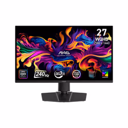 MSI MAG 271QP QD-OLED X24, 67,3 cm (26.5"), 2560 x 1440 Pixel, Wide Quad HD, QD-OLED, 0,03 ms, Nero