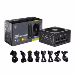 MSI MAG A750GLS PCIE5 alimentatore per computer 750 W 24-pin ATX ATX Nero - Vista aggiuntiva 5
