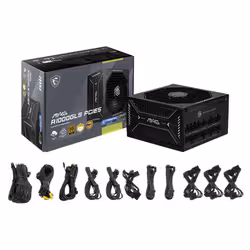 MSI MAG A1000GLS PCIE5 alimentatore per computer 1000 W 24-pin ATX ATX Nero - Vista aggiuntiva 4