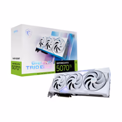 MSI GPU NV 5070Ti GAMING TRIO OC 16 GB WHITE NVIDIA GeForce RTX 5070 Ti GDDR7 - Vista aggiuntiva 7