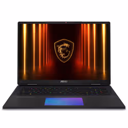 MSI Titan 18 HX AI A2XWJG-065IT Intel Core Ultra 9 285HX Computer portatile 45,7 cm (18") UHD+ 96 GB DDR5-SDRAM 6 TB SSD NVIDIA GeForce RTX 5090 Laptop GPU Wi-Fi 7 (802.11be) Windows 11 Pro Nero