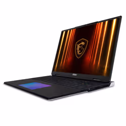 MSI Titan 18 HX AI A2XWJG-065IT Intel Core Ultra 9 285HX Computer portatile 45,7 cm (18") UHD+ 96 GB DDR5-SDRAM 6 TB SSD NVIDIA GeForce RTX 5090 Laptop GPU Wi-Fi 7 (802.11be) Windows 11 Pro Nero - Vista aggiuntiva 2