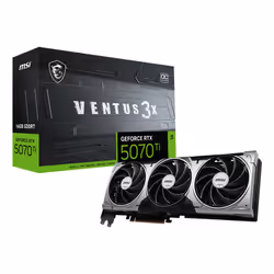 MSI GeForce RTX 5070 Ti 16G VENTUS 3X OC NVIDIA 16 GB GDDR7 - Vista aggiuntiva 7