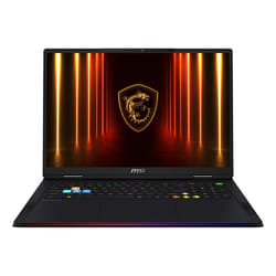 MSI Raider A2XWJG-066IT Intel Core Ultra 9 285HX Computer portatile 45,7 cm (18") UHD+ 64 GB DDR5-SDRAM 4 TB SSD NVIDIA GeForce RTX 5090 Wi-Fi 7 (802.11be) Windows 11 Pro Nero