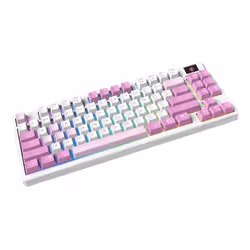 MSI FORGE GK600 TKL WIRELESS VIOLET IT tastiera Gaming USB + Bluetooth QWERTY Italiano Rosa, Viola, Bianco - Vista aggiuntiva 2