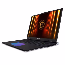 MSI Titan 18 HX AI A2XWJG-249ES laptop Intel Core Ultra 9 285HX Computer portatile 45,7 cm (18") UHD+ 64 GB DDR5-SDRAM 2 TB SSD NVIDIA GeForce RTX 5090 Wi-Fi 7 (802.11be) Windows 11 Pro Nero - Vista aggiuntiva 3