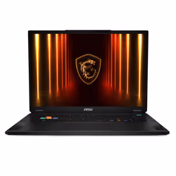 MSI Stealth AI+ A3XWHG-015IT Copilot+ PC AMD Ryzen AI 9 370 Computer portatile 45,7 cm (18") Quad HD+ 32 GB DDR5-SDRAM 2 TB SSD NVIDIA GeForce RTX 5070 Ti Laptop GPU Wi-Fi 7 (802.11be) Windows 11 Home Nero - Vista aggiuntiva 3