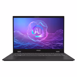 MSI PrestigePro 16 AI B2HVEG-255IT, Intel Core Ultra 7, 40,6 cm (16"), 3840 x 2400 Pixel, 32 GB, 1 TB, Windows 11 Home