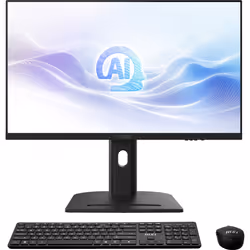 MSI Modern AM273QP AI 1UMG-216IT Intel Core Ultra 5 125H 68,6 cm (27") 2560 x 1440 Pixel PC All-in-one 16 GB DDR5-SDRAM 1 TB SSD Windows 11 Pro Wi-Fi 6E (802.11ax) Nero - Vista aggiuntiva 4