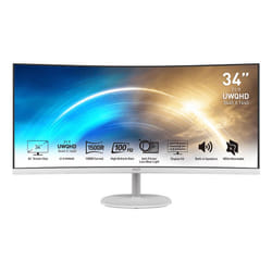 MSI Pro MP341CQWDE Monitor PC 86,4 cm (34") 3440 x 1440 Pixel UltraWide Quad HD Bianco