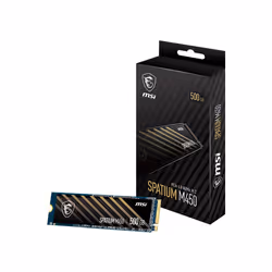 MSI Spatium M450 PCIe 4.0 NVMe M.2 500GB V1, 500 GB, M.2, 3000 MB/s