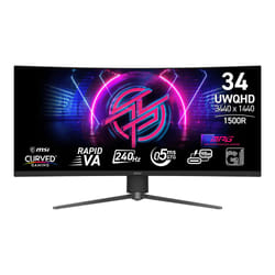 MSI MPG 346CQRFDE X24 Monitor 34 pollici UWQHD VA 240 Hz 0,5 ms curvo 21:9 Nero