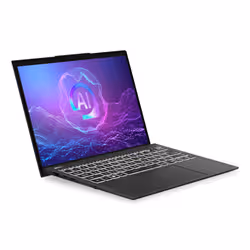 MSI Prestige 13 AI+ Evo A2VMG-067IT Intel Core Ultra 7 258V Netbook 33,8 cm (13.3") 2.8K 32 GB LPDDR5x-SDRAM 1 TB SSD Wi-Fi 7 (802.11be) Windows 11 Home Grigio - Vista aggiuntiva 3
