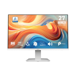 MSI Pro MP273W E14A Monitor 27 pollici Full HD IPS 144 Hz 4 ms Bianco