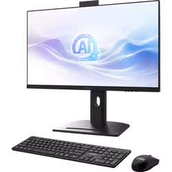 MSI Modern AM273QP AI 1UM-233FR Intel Core Ultra 7 155H 68,6 cm (27") 2560 x 1440 Pixel PC All-in-one 32 GB DDR5-SDRAM 1 TB SSD Windows 11 Pro Wi-Fi 6E (802.11ax) Nero - Vista aggiuntiva 3