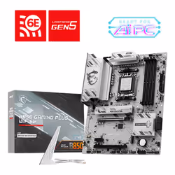 MSI B850 GAMING PLUS WIFI6E, AMD, Socket AM5, AMD Ryzen 7000 Series, AMD Ryzen 8000 Series, AMD Ryzen 9000 Series, Socket AM5 ...
