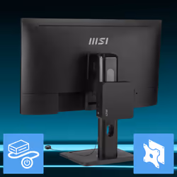 MSI Cubi Z AI 8M AMD Ryzen 5 8645HS Barebone 0.9L sized PC Nero AMD SoC 4,3 GHz Altoparlanti incorporati - Vista aggiuntiva 8