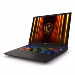MSI Vector 16 HX AI A2XWIG-628XES Intel Core Ultra 9 275HX Computer portatile 40,6 cm (16") Quad HD+ 32 GB DDR5-SDRAM 1 TB SSD NVIDIA GeForce RTX 5080 Wi-Fi 6E (802.11ax) FreeDOS Grigio - Vista aggiuntiva 2