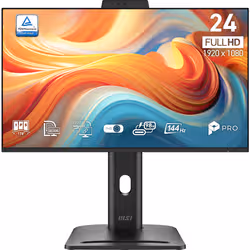 MSI Pro MP245PDG E14 Monitor PC 60,5 cm (23.8") 1920 x 1080 Pixel Full HD LCD Nero - Vista aggiuntiva 2
